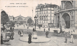 75-PARIS GARE DE L EST ET BOULEVARD DE STRASBOURG-N°5184-H/0309 - Métro Parisien, Gares