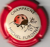 Capsule Champagne FURDYNA Michel { N°45b : Contour Rouge ; AUBE Celles-sur-Ource } {S22-24} - Andere & Zonder Classificatie