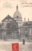 75-PARIS EGLISE SAINT PIERRE DE MONTMARTRE ET LE SACRE CŒUR-N°5184-H/0077 - Iglesias