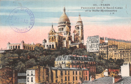 75-PARIS LE SACRE CŒUR ET LA BUTTE MONTMARTRE-N°5184-H/0055 - Sacré Coeur