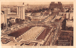 75-PARIS EXPOSITION INTERNATIONALE 1937 BASSINS DU TROCADERO-N°5184-G/0375 - Ausstellungen