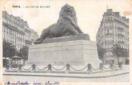 75-PARIS LE LION DE BELFORT-N°5184-G/0271 - Andere & Zonder Classificatie