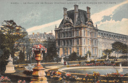 75-PARIS LE PAVILLON DE ROHAN ET LES JARDINS DES TUILERIES-N°5184-G/0253 - Andere & Zonder Classificatie