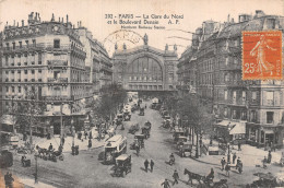 75-PARIS LA GARE DU NORD ET LE BOULEVARD DENAIN-N°5184-G/0229 - Metropolitana, Stazioni