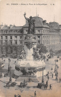 75-PARIS STATUE ET PLACE DE LA REPUBLIQUE-N°5184-G/0127 - Andere & Zonder Classificatie