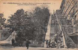 75-PARIS MONTMARTRE ESCALIER MULLER -N°5184-G/0049 - Altri & Non Classificati