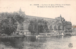 75-PARIS LA GARE DU QUAY D ORSAY ET LE PALAIS-N°5184-F/0393 - Metro, Stations