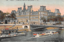 75-PARIS HOTEL DE VILLE ET LE PONT D ARCOLE-N°5184-F/0381 - Autres & Non Classés