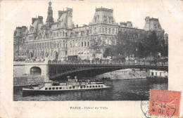 75-PARIS HOTEL DE VILLE-N°5184-F/0375 - Altri & Non Classificati