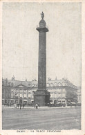 75-PARIS LA PLACE VENDOME-N°5184-F/0363 - Altri & Non Classificati