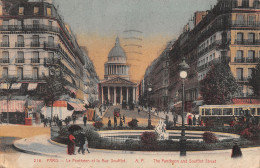 75-PARIS LE PANTHEON ET LA RUE SOUFFLOT-N°5184-F/0329 - Panthéon