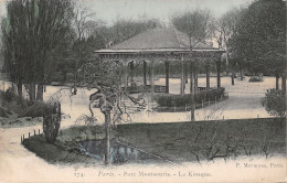 75-PARIS PARC MONTSOURIS LE KIOSQUE-N°5184-F/0323 - Otros & Sin Clasificación