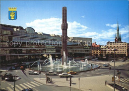 72411763 Stockholm Sergels Torg M Obelisk Riksdagshus Klara Kyrka  - Suecia