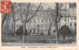 75-PARIS VAL DE GRACE PAVILLON ET JARDIN DES OFFICIERS-N°5184-F/0229 - Otros & Sin Clasificación