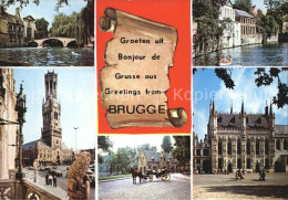 72411552 Brugge Bruecke Schloss Kirche Kanal Bruges - Brugge