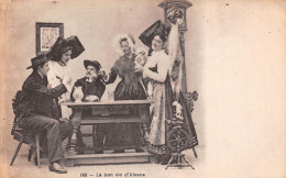 67-ALSACE FOLKLORE LE BON VIN-N°5186-G/0061 - Altri & Non Classificati