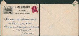 Col Ouvert 1F50 -10% Sur Lettre Illustrée (Maisanne, Pudding, Powder) Expédié De Aalst (1948) > Brussel - 1946 -10 %