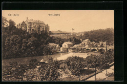 AK Weilburg, Die Lahn Mit Schloss  - Weilburg