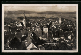 AK Rottweil A. N., Ortsansicht Aus Der Vogelschau  - Rottweil