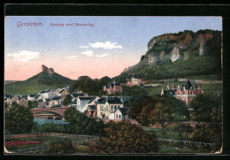 AK Gerolstein, Blick Auf Die Auburg Und Munterlay  - Gerolstein