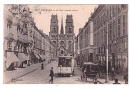 ORLEANS La Rue Jeanne D'Arc  (carte Animée) - Orleans