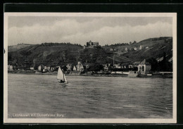 AK Linzhausen, Ortsansicht Mit Ockenfelser Burg  - Linz A. Rhein