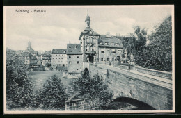 AK Bamberg, Brücke Vor Dem Rathaus  - Bamberg