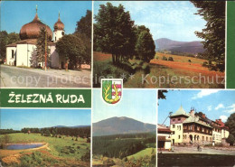 72410379 Zelezna Ruda Markt Eisenstein Kirche Zelezna Ruda - Tchéquie