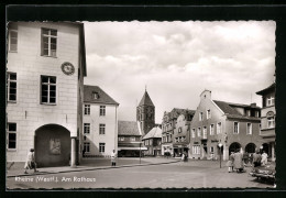 AK Rheine In Westfalen, Blick Vom Rathaus Zur Kirche  - Rheine