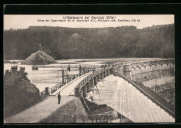 AK Gemünd / Eifel, Blick Auf Die Sperrmauer Der Urfttalsperre  - Autres & Non Classés