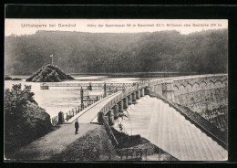 AK Gemünd I. Eifel, Urfttalsperre, Überlauf über Die Kaskaden Mit Sperrmauer  - Autres & Non Classés