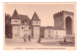 CAHORS Barbacane Et Tours Des Pendus   (carte Animée) - Cahors