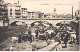 ES GERONA - Franquet 3 Précurseur - Puente Del Ferro Carril Sobre El Onar - Pont De Chemin De Fer Attelage - Belle - Gerona