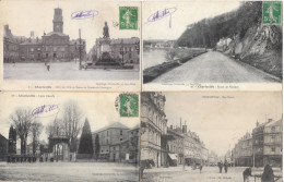 Lot De 8 Cartes De Charleville En 1913 - Correspondance D'Aimé Melkior à M. Loreau Dusse - Charleville