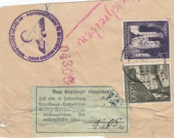 GG: Päckchen Ausschnitt Einschreiben Radom, Portogerecht - Ocupación 1938 – 45