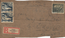 GG: Päckchen Ausschnitt Einschreiben Cholm Nach Eldagsen, Portogerecht - Occupation 1938-45