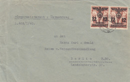 GG: Mehrfachfrankatur 12Gr, Enger Abstand Tarnobrzeg Nach Berlin - Occupation 1938-45