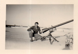 Photographie Vintage Photo Snapshot Afrique Algérie Djamâa Armée Militaire - Guerra, Militari