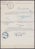 Note De Service De La Poste Belge Du Percepteur De Expo1 Pour Chef De La 1e Région - Càd "BRUXELLES-EXPOSITION 1/-5-5-19 - Cartas & Documentos