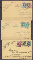 Lot 6 EP CP Type Houyoux De 1927 à 1931 Càd HOEGARDE, VERVIERS, GOSSELIES, DOUR, ANTWERPEN, HOLLOGNE-sur-GEER De 1927 à  - Postcards 1909-1934