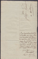 L. Datée 13 Fructidor An 7 (30 Août 1799) De HUY Pour ANTHISNES - Convocation Pour Former Un Jury - 1794-1814 (French Period)