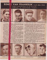 Wielrennen Artikel Tour De France, Gemengde Ploeg Italie & Duitsland - Orig. Knipsel Coupure Tijdschrift Magazine - 1934 - Non Classés