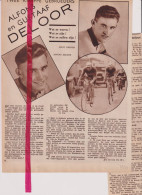 Wielrennen Renners Coureurs Broers Alfons & Gustaaf Deloor, De Klinge  - Orig. Knipsel Coupure Tijdschrift Magazine 1934 - Non Classés