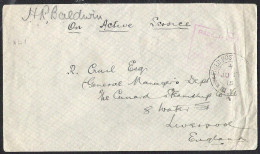 WWI 1915 Letter From Soldier On Active Service To GB. Field Post Cancellation And British Censormark - Postmark Collection