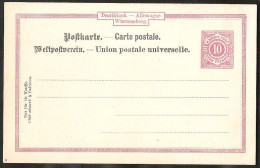 WÜRTTEMBERG Ganzsache / Postal Stationery Michel P28 I * - Stamped Stationery