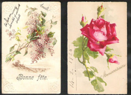 FRANCE 12 Flower Cards Around 1900 – 1920 - Flowers