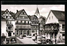 AK Bad Orb, Alte Fachwerkhäuser Auf Dem Marktplatz  - Bad Orb