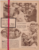 Wielrennen Koers GP Berchem Winnaar Dictus - Orig. Knipsel Coupure Tijdschrift Magazine - 1934 - Non Classés