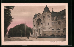 AK Essen, Vor Dem Städt. Saalbau  - Essen