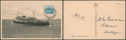 Type Carte-maximum (CM) - N°725 Sur CP (La Malte Prins Albert) Obl Ostende-Dover A / Ostende-Douvres - 1934-1951